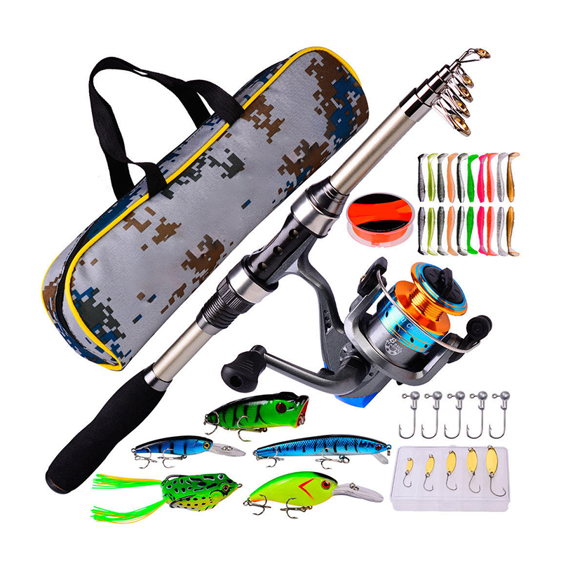 Telescopic Fishing Rod - Fishing Rod and Reel Combo Carbon
