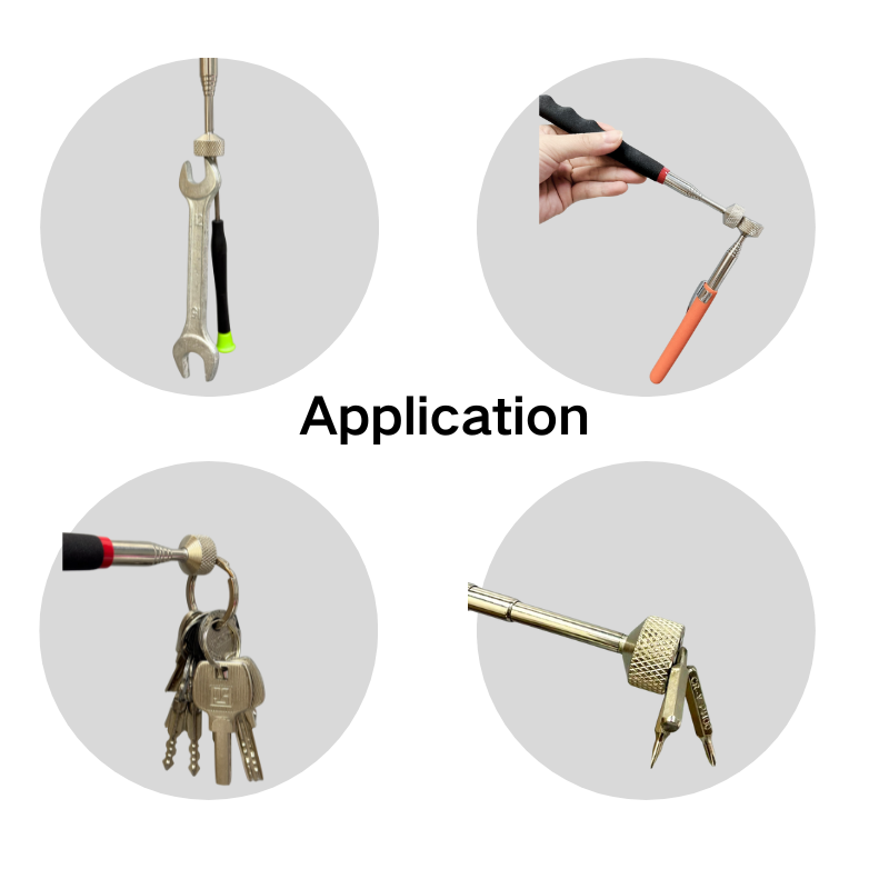 1pc Portable Magnetic PickUp T - Telescopic Fishing Rod recension och pris