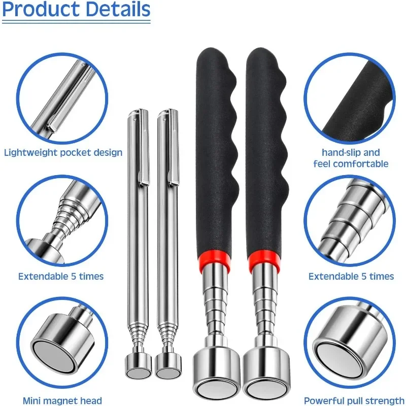 Telescopic Magnetic Pen Portab - Telescopic Fishing Rod recension och pris
