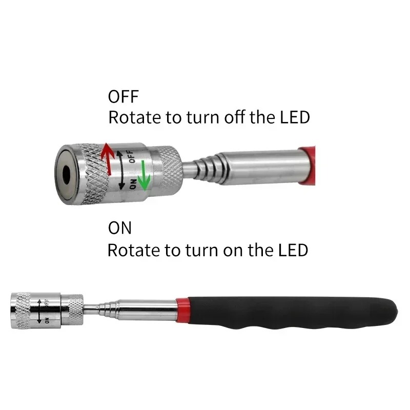 Telescopic Magnetic Pen with L - Telescopic Fishing Rod recension och pris