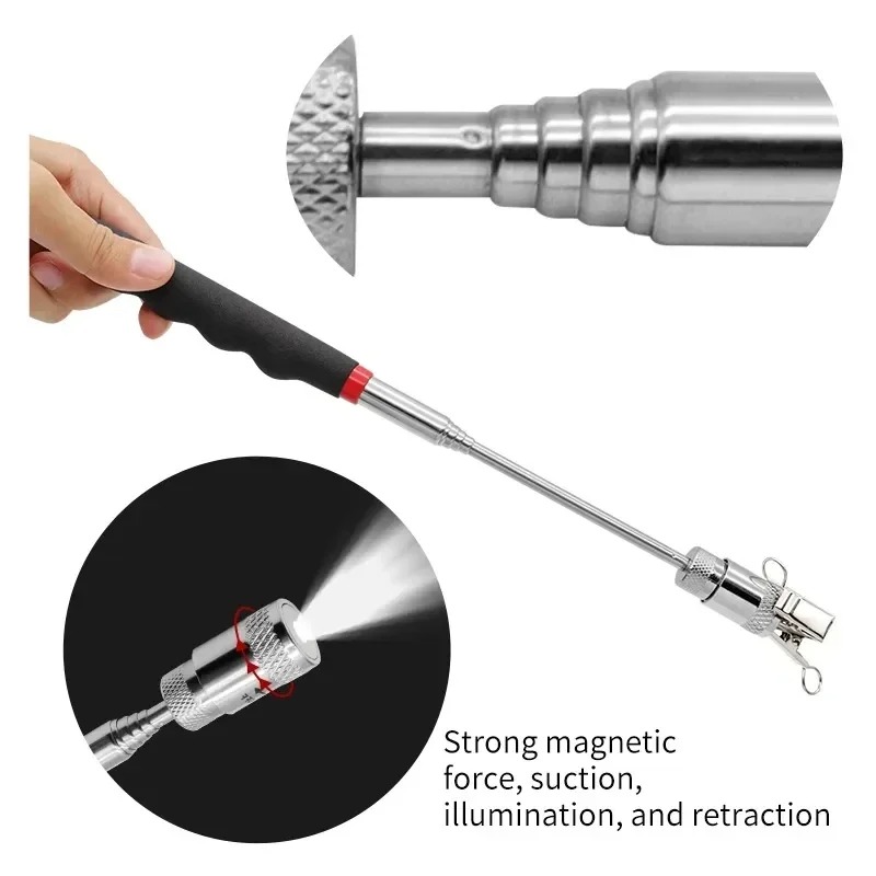 Telescopic Magnetic Pen with L - Telescopic Fishing Rod recension och pris