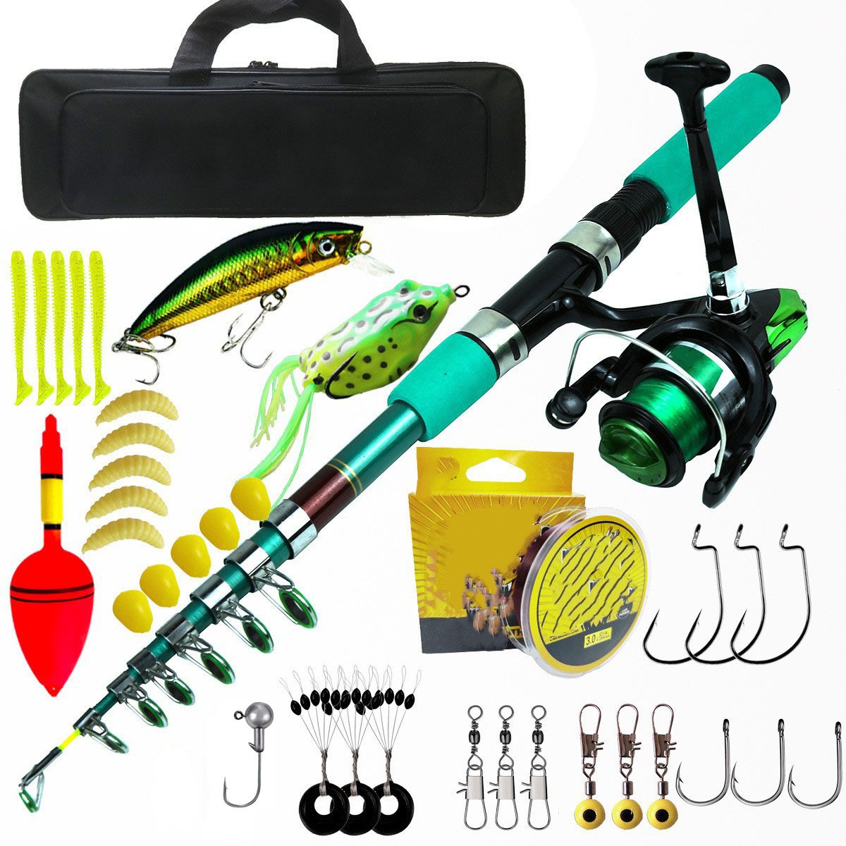 Portable Ultralight Carp Teles - Telescopic Fishing Rod recension och pris